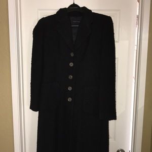 Banana Republic black wool winter coat